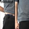 Simple Coin Purse Fabric Pouch With Zipper & Belt Clip Non-braided RFID Blocking Money Bag Organizer For Cash And Coins