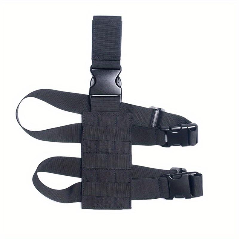 1PC Universal Drop Leg Holster Thigh Platform MOLLE Gun Holster for Hunting Paintball Panel with Adjustable Molle Straps