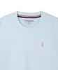 USPOLOASSN Cotton Short Sleeve Round Neck T-Shirt_Sky Blue