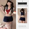 Seductive Schoolgirl Mini Skirt Sailor Suit Sleepwear Set