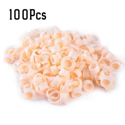 100pz Anello Tazza in Silicone per Inchiostro Tatuaggio Semipermanente Porta Pigmenti M