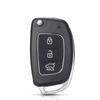 Flip Remote Key Shell Case For Hyundai Solaris Ix35 Ix45 Elantra Santa Fe Hb20 Verna Hy15/Hy20/Toy40 Blade 3 Buttons Key