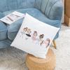 1Pcs Princess Ballerina 45x45cm Cushion Covers for Living Room Bedroom Home Decorative Sofa Cushion Case Car Throw Pillow