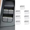 7pcs Car Window Switch Button Cover for Tesla Model Y/3/3+ Highland 2026-2026 Window Lift Button Patch Trim Car Accessories