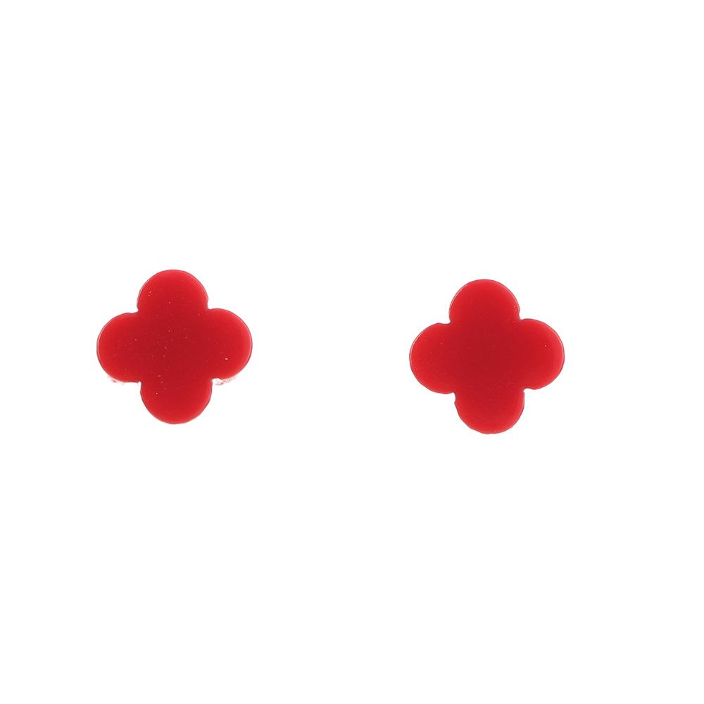Available: New Luxurious Titanium Steel Four-Leaf Clover Earrings - Exquisite, High-End, Niche Design Jewelry.