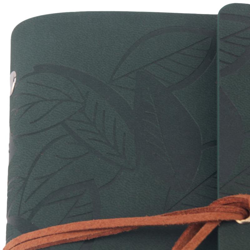 Retro Leaf Notebook School Office Stationery Diary Notepad Literature PU Leather Note Book Traveler Journal Planners Gifts