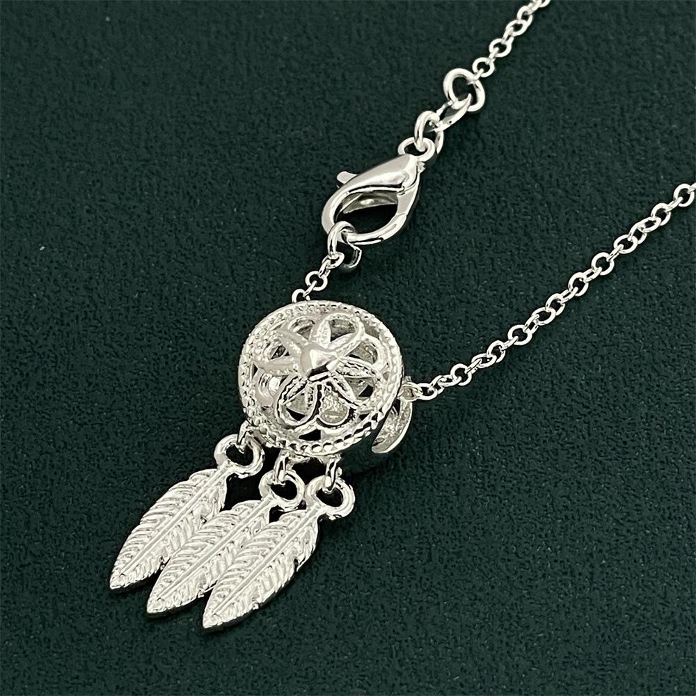 2026 European and American Jewelry Plated 925 Silver 46CM Pu Mengwang Pendant Necklace