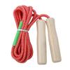Jumping Rope Wood Handle Adjustable Strong Flax Weaving Long Rope Fat Burning Professional Adult And Children Fitness Exercise