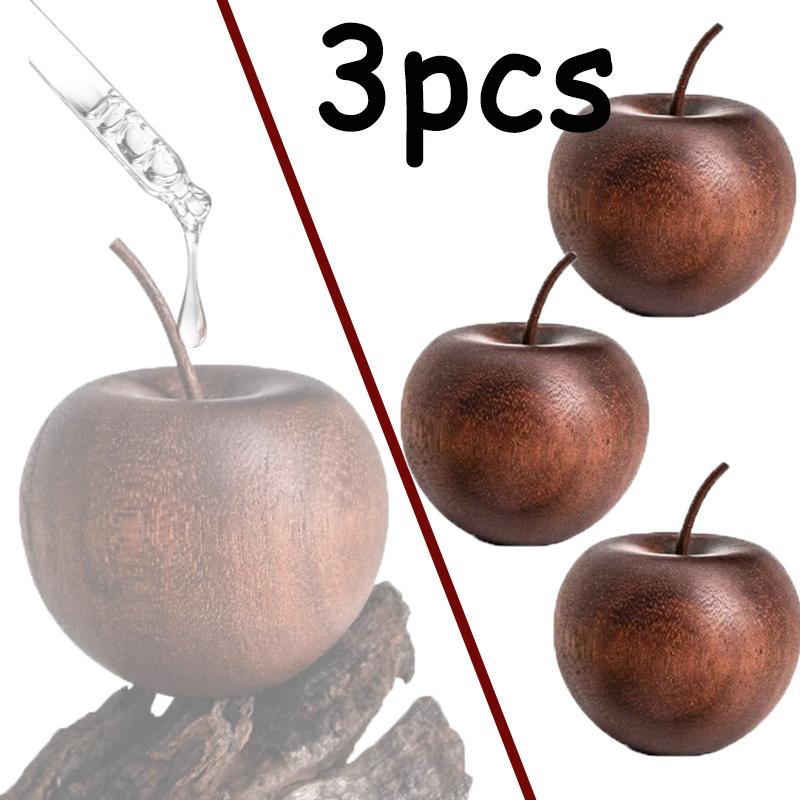 Cute Apple Shaped Scented Wood Aromatherapy Essential Oil Diffuser Stick Long-lasting Fragrance Without Fire Essential Oil Decor