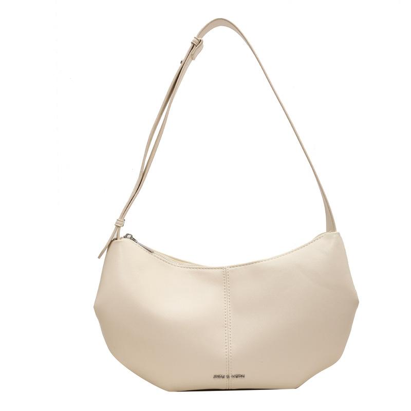 Retro large-capacity bag Commuter women's bag Casual shoulder armpit bag New dumpling bag