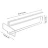 Wein Glas Halter Wein Tasse Halter Unter Regal Wein Glas Aufhänger Metall Organizer Für Platzsparend Wein Gläser Rack Für Regal