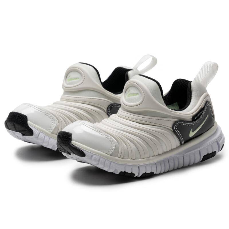 Nike Dynamo Free Fashion Trend Slip Resistant Durable Low Top Kids Casual Shoes Kids Sneaker White Black 343738104