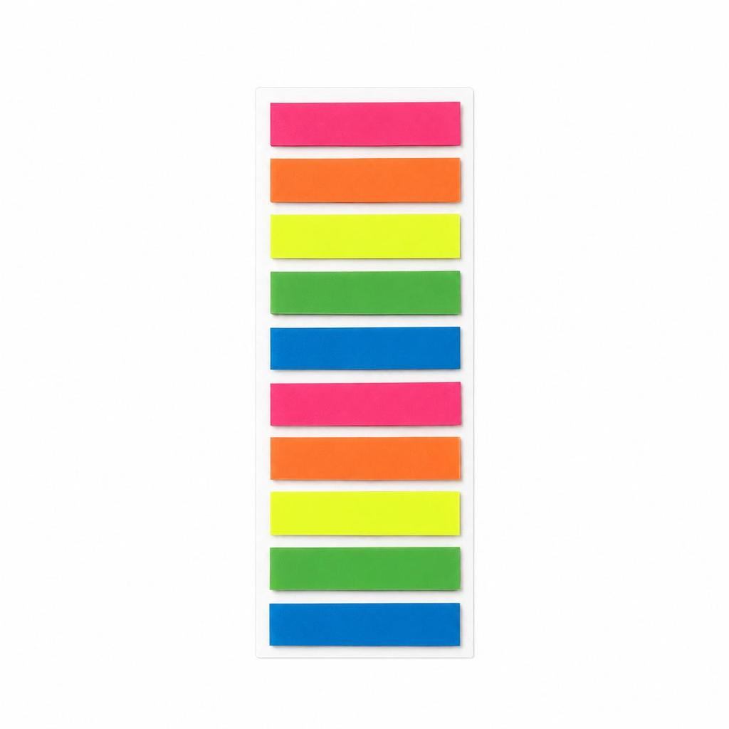 Waterproof Writable Sticky Note Labels - Portable Index & Memo Stickers