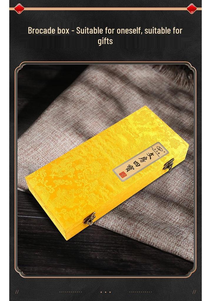 Wenchang Complete Calligraphy Set: Brush, Ink, Paper & Inkstone – Four Treasures of the Study