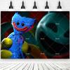 Hot Game-P&Poppy-Playtimes Backdrop Kids Birthday Decorations Party Supplies Baby Shower Banner Horror Festival Decor Props Gift