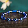 Friends Braid Rope Unisex Demon Eye Bracelet Crystal Bead Bracelet Female Bracelet Fashion Jewelry