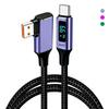 66W Fast Charging Right Angle Charging Cord Right Angle Digital Display Cable  Laptop Charging