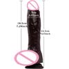 Realistisk Myk Dildo Stor Glans Kuk Dobbel Silikon Penis Vaginal Masturbasjon Sugekopp Pikk Kvinne Mann Analseks Leker