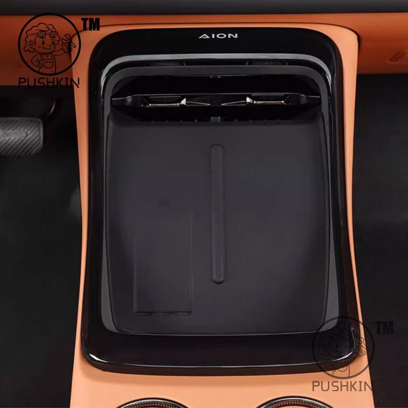 Für GAC AION V 2025 2026 Auto Styling Zentrale Steuerung Kabelloses Laden Silikonmatte Zentraler Stauraum Staubdichte Matte Zubehör