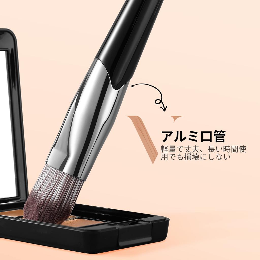 DUcare Popular Foundation Round Flat Ideal for Liquid Concealer Makeup Gentle On Made with for Base Makeup Brush, Type, Foundation, Brush, Brush,