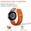 Classic Silicone Strap for Samsung Galaxy Watch 6/5/4 40mm 44mm 5Pro 45mm No Gaps Sport Band Galaxy Watch 6/4 Classic 43 47mm 42 46mm