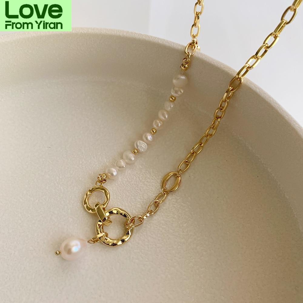 Europe United States Popular Light Luxurious Baroque Wind Natural Pearl Pendant Necklace ,Stylish Women 'S Pendant Necklace TemperamentLuxury Pendant