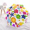 1pc Floral SphereAutomatic Open/close Folding Umbrella, Compact Portable Travel Umbrella, Perfect Birthday/Holiday, Cute Umbrella y045