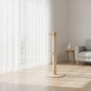 Vertical Cat Scratching Post Sisal Wrapped Wooden Base Interactive Ball for Indoor Felines