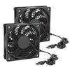 2 Peças Ventoinha para Gabinete de Computador Ultra Silenciosa Ventoinha de Resfriamento Silenciosa 5V USB Ventoinha Cooler para PC Ventoinhas de Gabinete
