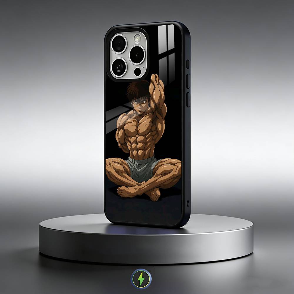Anime B-Baki Hanma Phone Case For iPhone17,16,15,14,13,12,11 Plus,Pro Max Magnetic For Magsafe Wireless Charging