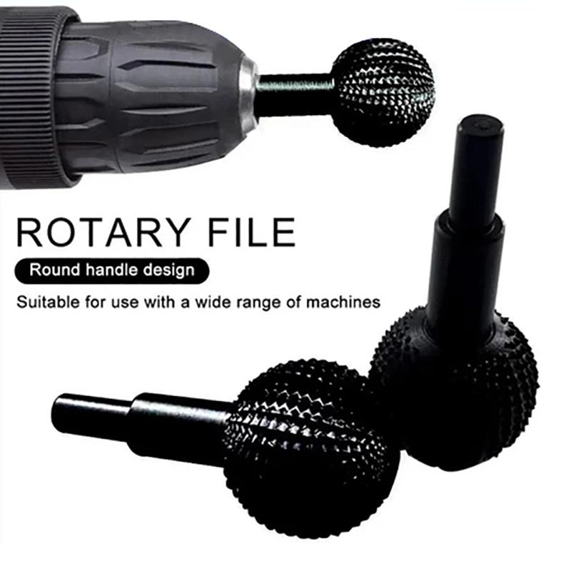 10Mm Wood Carving Grinding Head Rotary Burr Ball Gouge Angle Grinder For Polishing Engraving