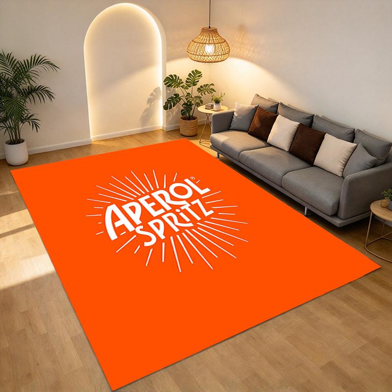 Aperol Spritz Living Room Nonslip Area Rug Soft Carpet For Bedroom Game Playroom Sofa Office Home Decor Doormat Christmas Gift C92620