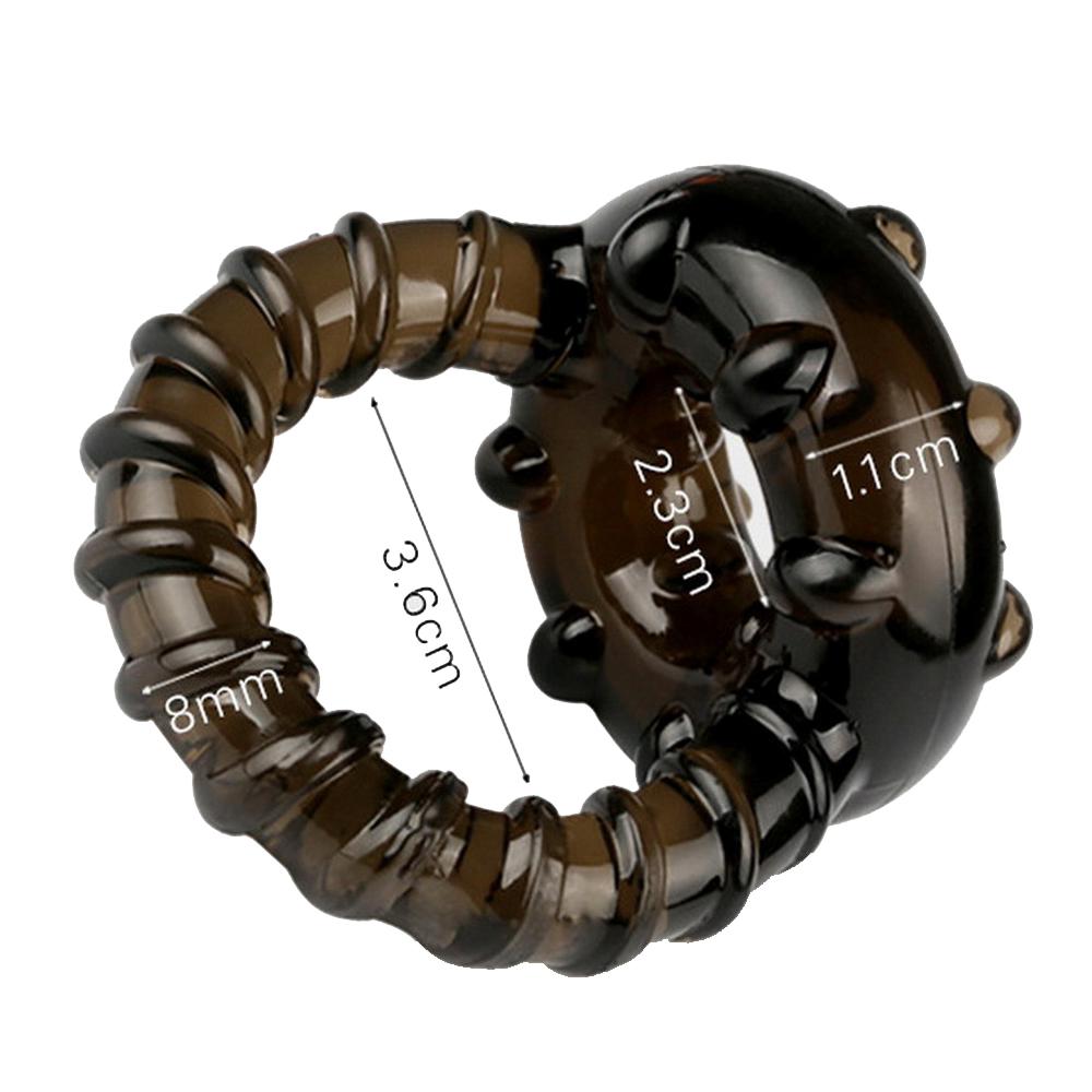 Soft Silicone Thread Cock Ring Floating Point Stimulate Lock Fine Delay Ejaculation Penis Rings Adult Sexy Toys