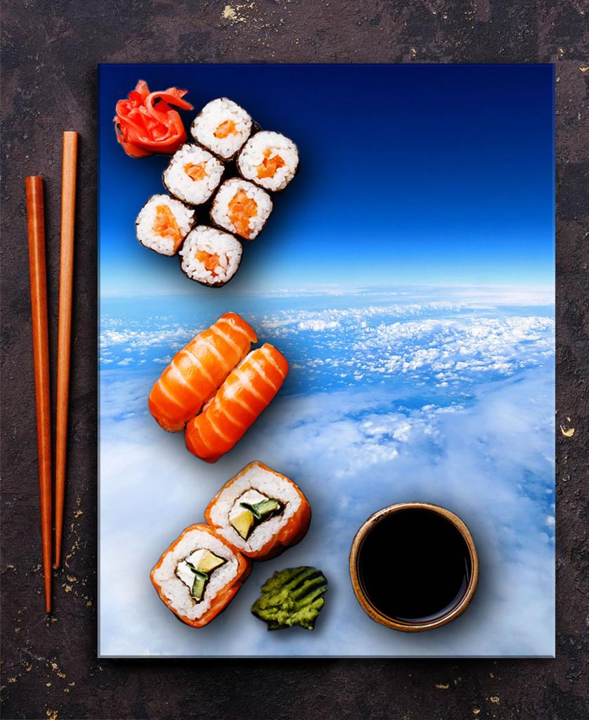 GLASS PROTECTIVE PLATE FOR INDUCTION 40x52 SKY