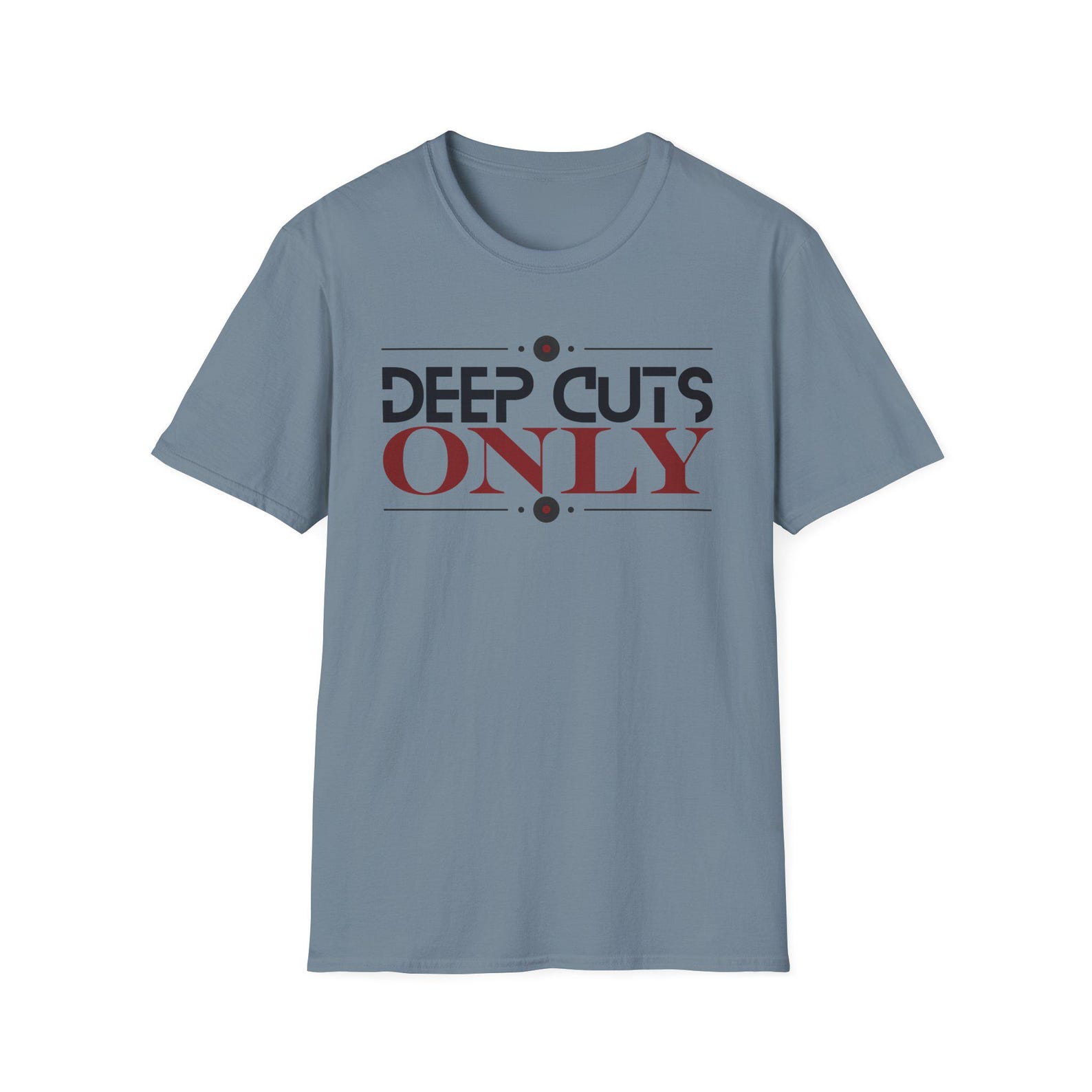 Music Enthusiast - Deep Cuts Only - Vinyl Record T-Shirt 2XL