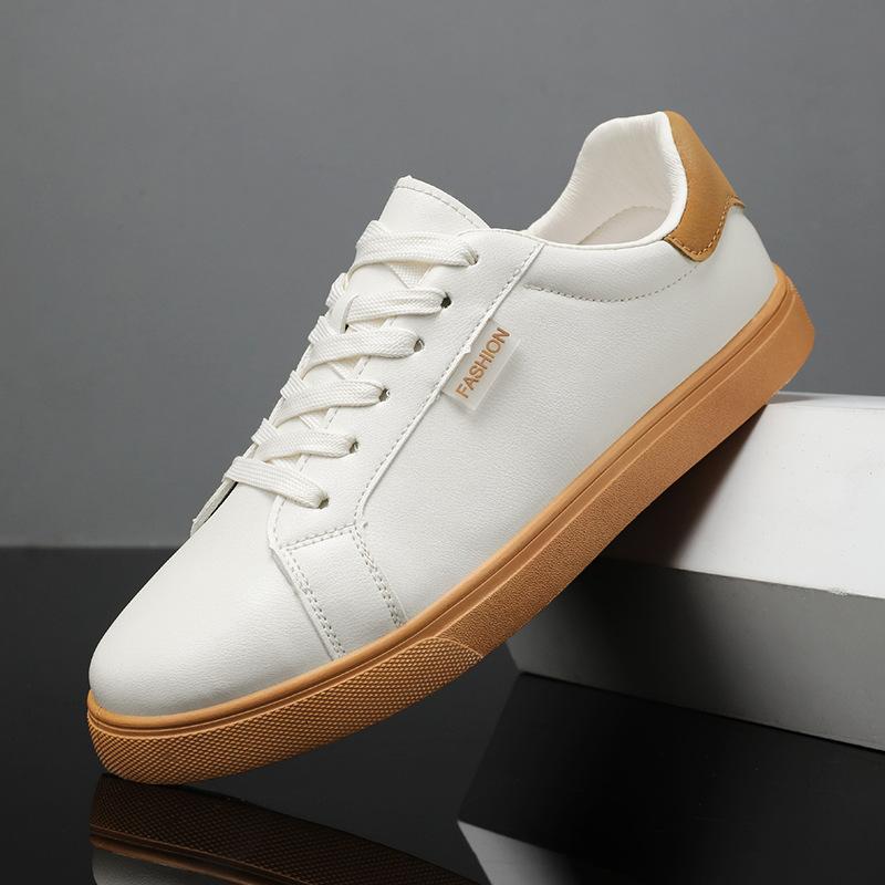 Men's Leather Low-Top Skateboarding Shoes Men's Sneakers Male Flats Non-Slip Sport Shoe Zapatillas Hombre Men Footwear Plus Size