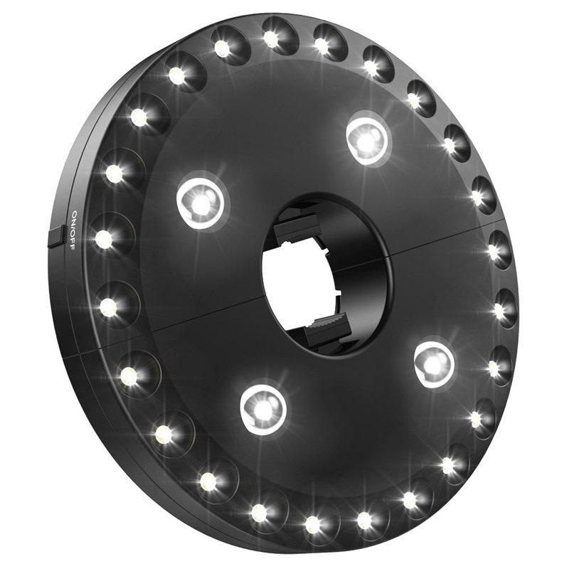 Cordless 28 LED Umbrella Lights 3 Level Dimming Parasol LED Light Umbrella Pole Patio Tents Lighting Pure White Light Campsite Hanging Lamp Black Cordless 28 LED Umbrella Lights 3 Level Dimming Parasol LED Light Umbrella Pole Patio Tents Lighting Pure White Light Campsite Hanging Lamp Black