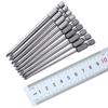 9-Piece 100mm Phillips S2 Screwdriver Bits