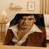 Classic Scarface Tony Gang Movie Flannel Blanket,Ultra Soft Plush Throw for Home Bedroom Bed Sofa Cover Office Picnic Kids Gift