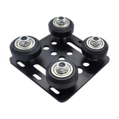 Gantry Plate for Slots, Wheel Rod Plate, 3D Printer Aluminum Profile