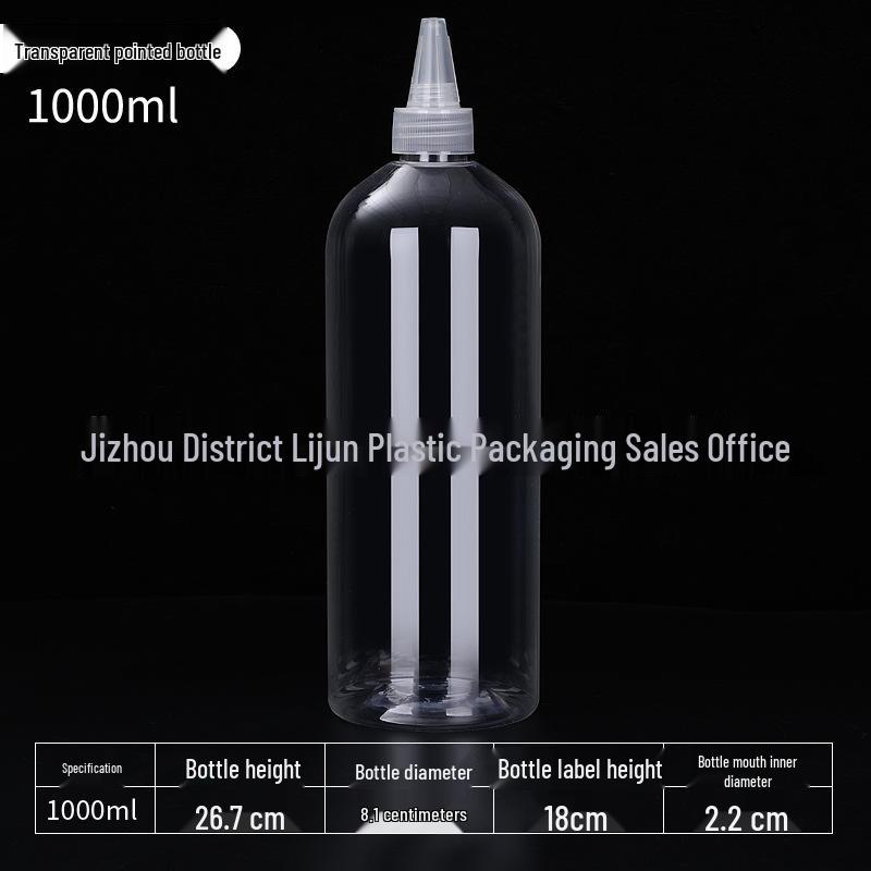 5-200ml Clear Pointed Tip Plastic Dropper Bottle