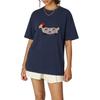Aelfric Eden Camisetas Gráficas Oversize para Hombre Bordado de Perro Camisetas Casuales para Mujer Top de Manga Corta Algodón Camiseta Linda