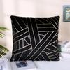 Throw Pillow Flannel Hot Stamping Pillow Case Sofa Cushion Car Cushion