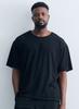 Aerit Soft Scoop Neck Short Sleeve Am1191 Bk
