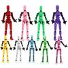 DIY Pohyblivá Fluorescenční Akční Figurína Dummy13 Kloubů Lidská Šťastná Dekompresní Montáž Tištěná Stop Motion Animace Hračka