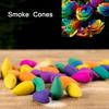 50Pcs Incense Smoke Cones Cones Bullet Buddhism Backflow Tower Burner Holder