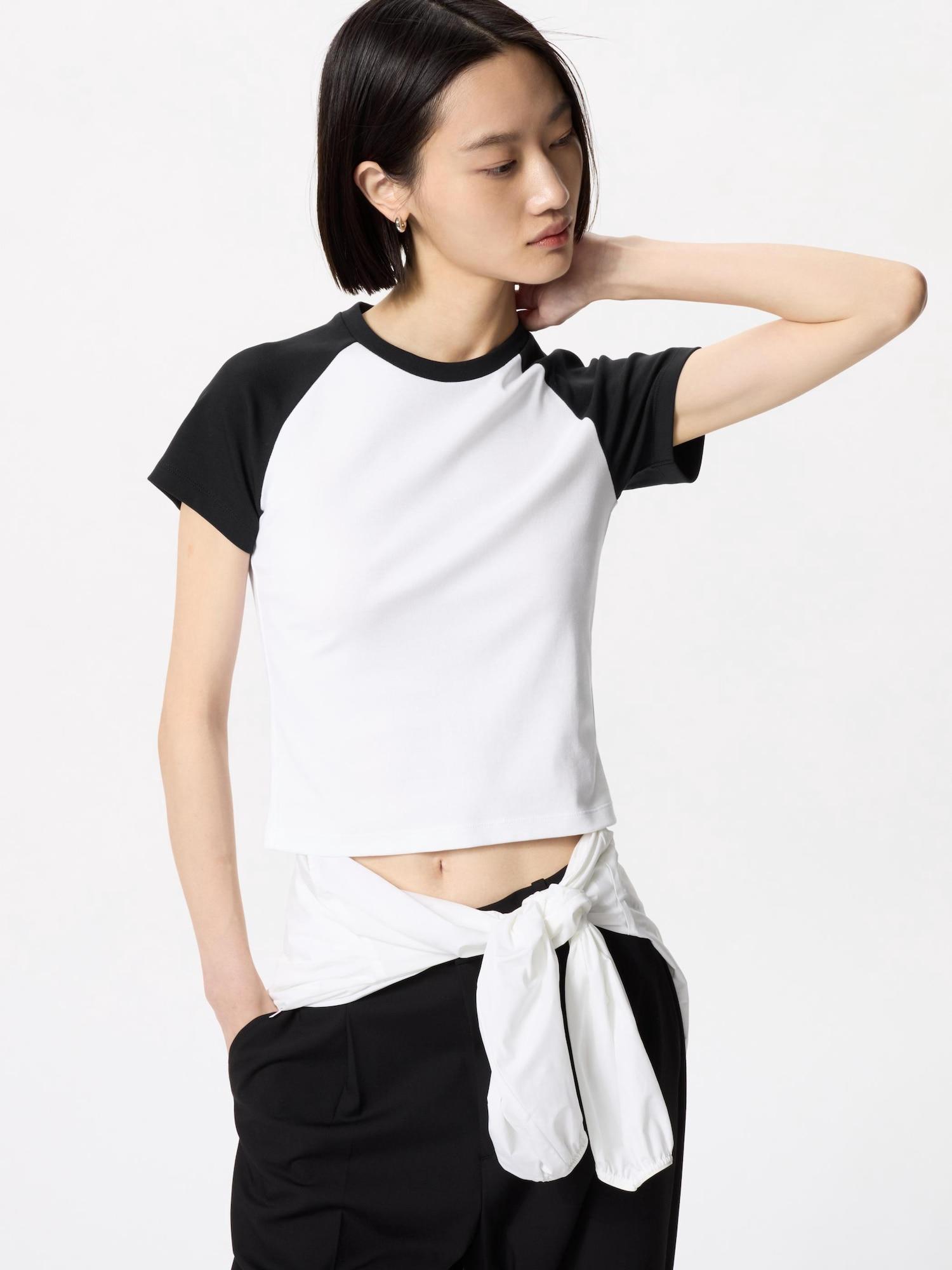 

Uniqlo Mini T Реглан 09 BLACK/WOMEN L
