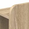 Headboard Cabinet with Storage Sonoma Oak Wood Material