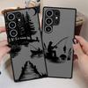 Case for Samsung Galaxy S20 FE S25 Ultra S22 S21 Note 20 Ultra 10+ S26 S23 FE S24 Plus Funda Back Phone Cover Cartoon Forest