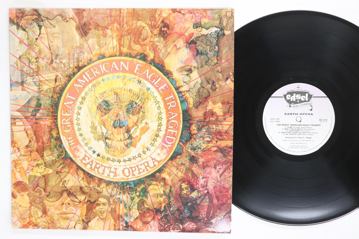 LP Record EARTH OPERA Great American Eagle Tragedy ED215 EDSEL 1987 UK Rock Used